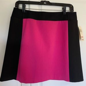 INC pink and black skirt Size 8 NWT